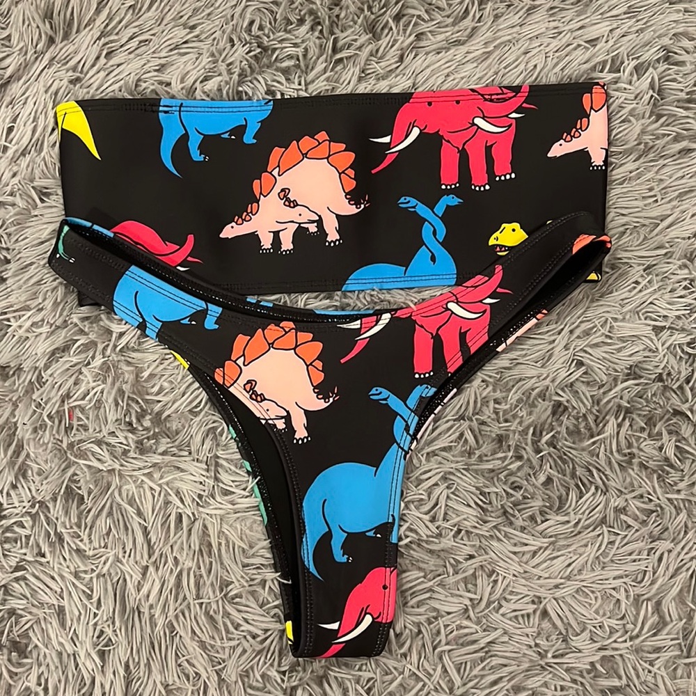 RAPTOR PONY DINO BIKINI SET 🦕